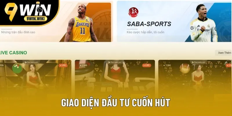 Giao diện đầu tư cuốn hút Giao diện đầu tư cuốn hút