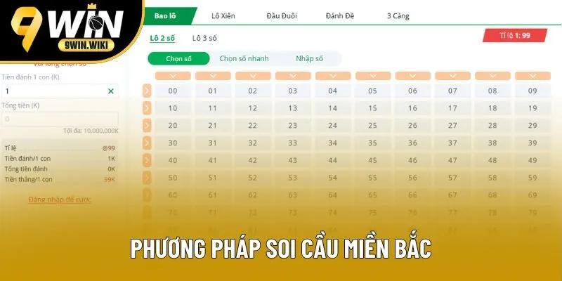 Soi cầu miền Bắc để chọn con số tiềm năng Soi cầu miền Bắc để chọn con số tiềm năng