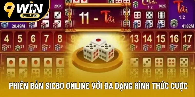Phiên bản Sicbo online với đa dạng hình thức cược Phiên bản Sicbo online với đa dạng hình thức cược